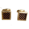 MEN Gold METAL ALLOY CUFFLINKS Premium  Quality